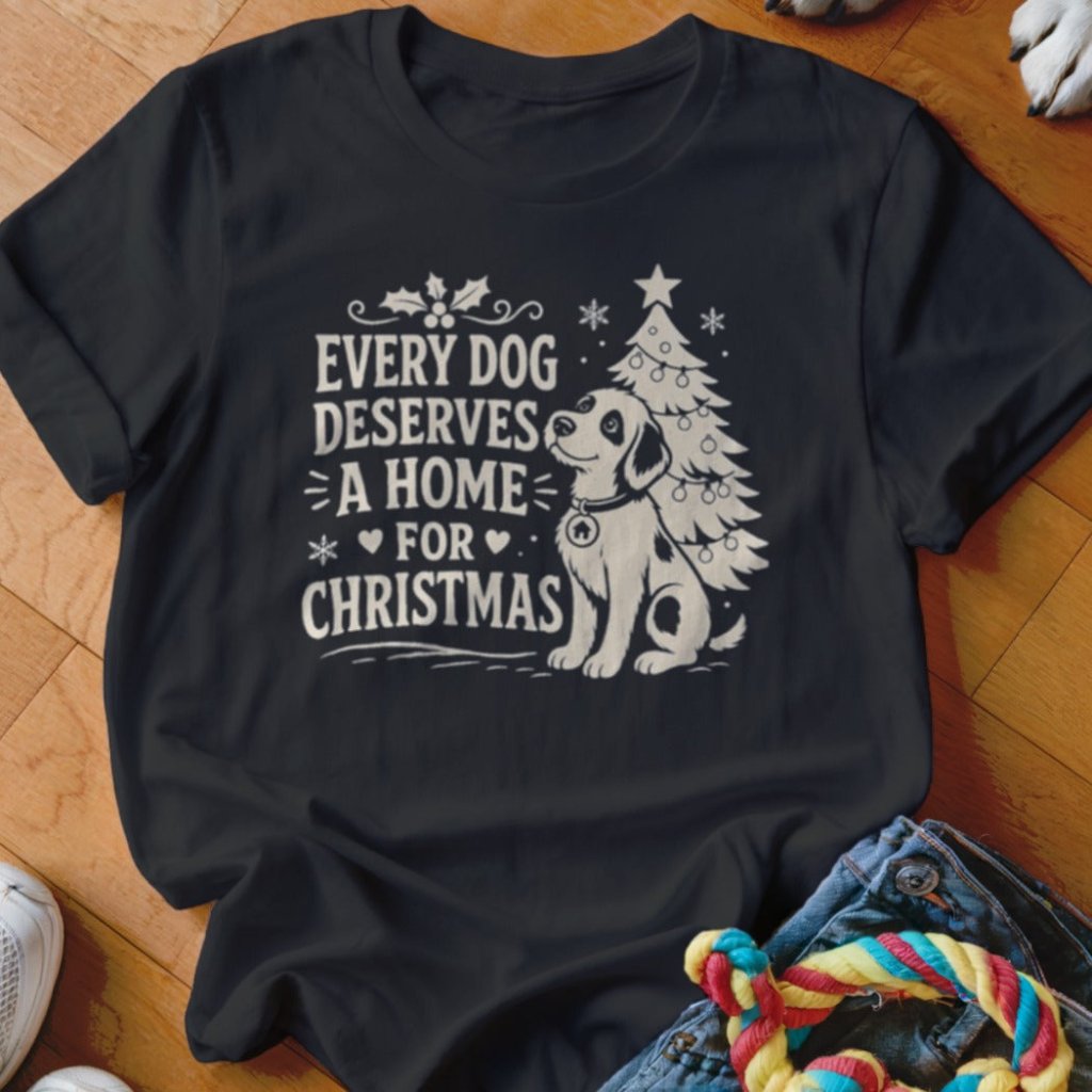 Every Dog Deserves A Home For Christmas T-Shirt